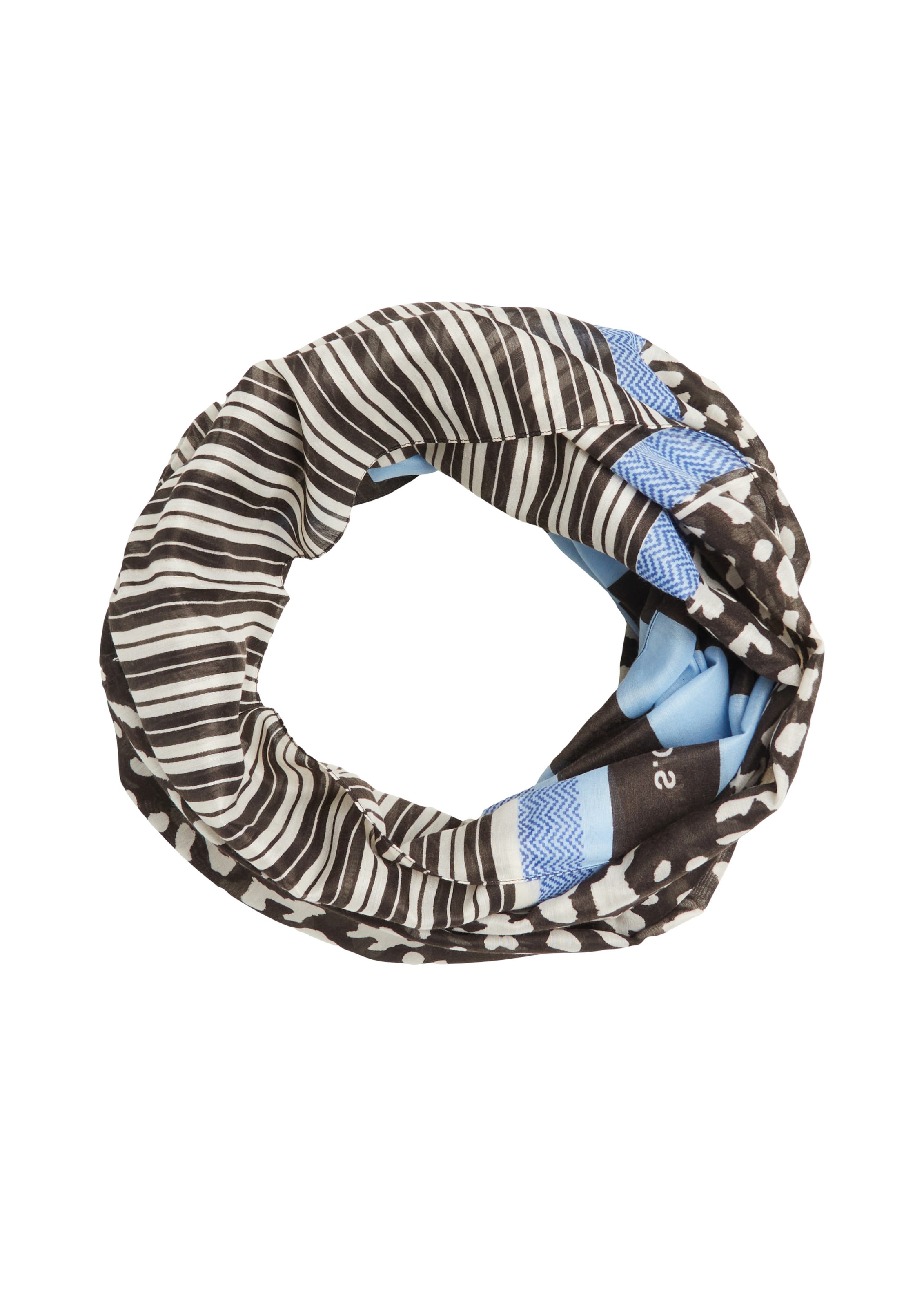 Écharpe tube s.Oliver en bleu : devant
