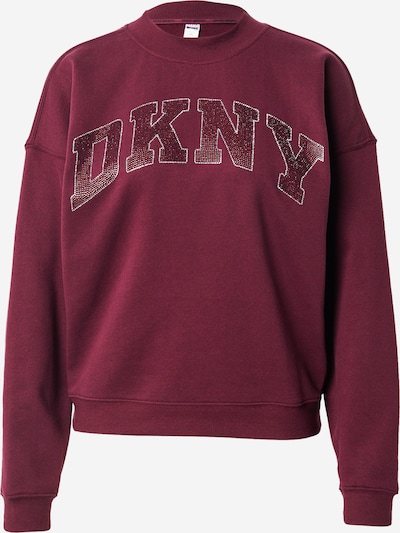 Sportinio tipo megztinis iš DKNY Performance, spalva – kraujo spalva / sidabrinė, Prekių apžvalga