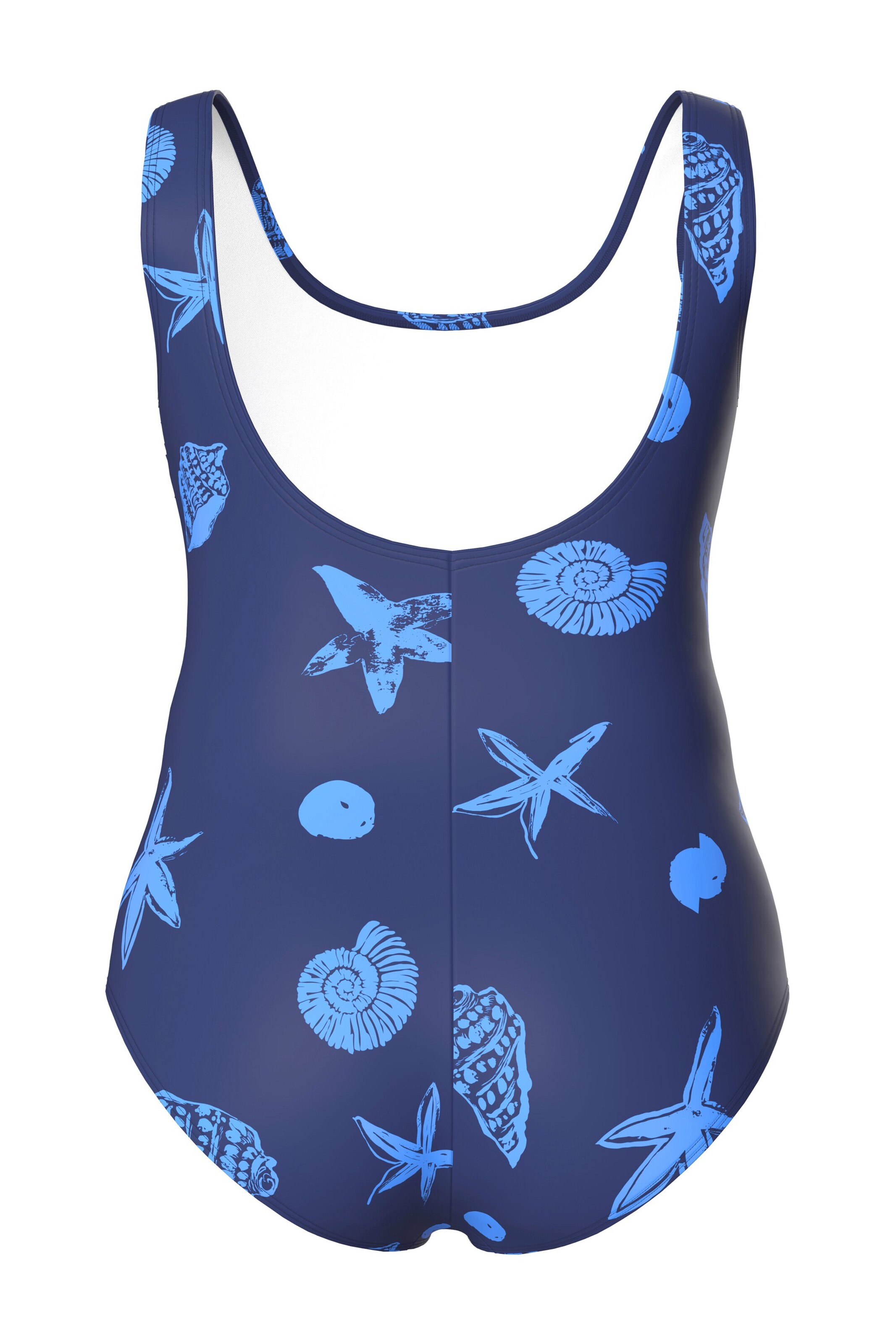 Ulla Popken Balconette Badpak in Blauw