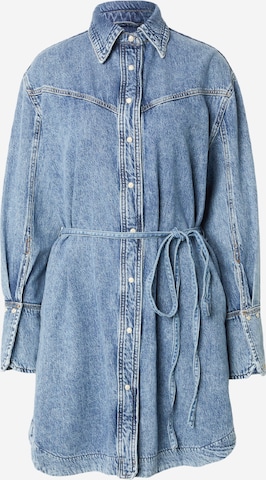 BOSSKošulja haljina - plava boja: prednji dio