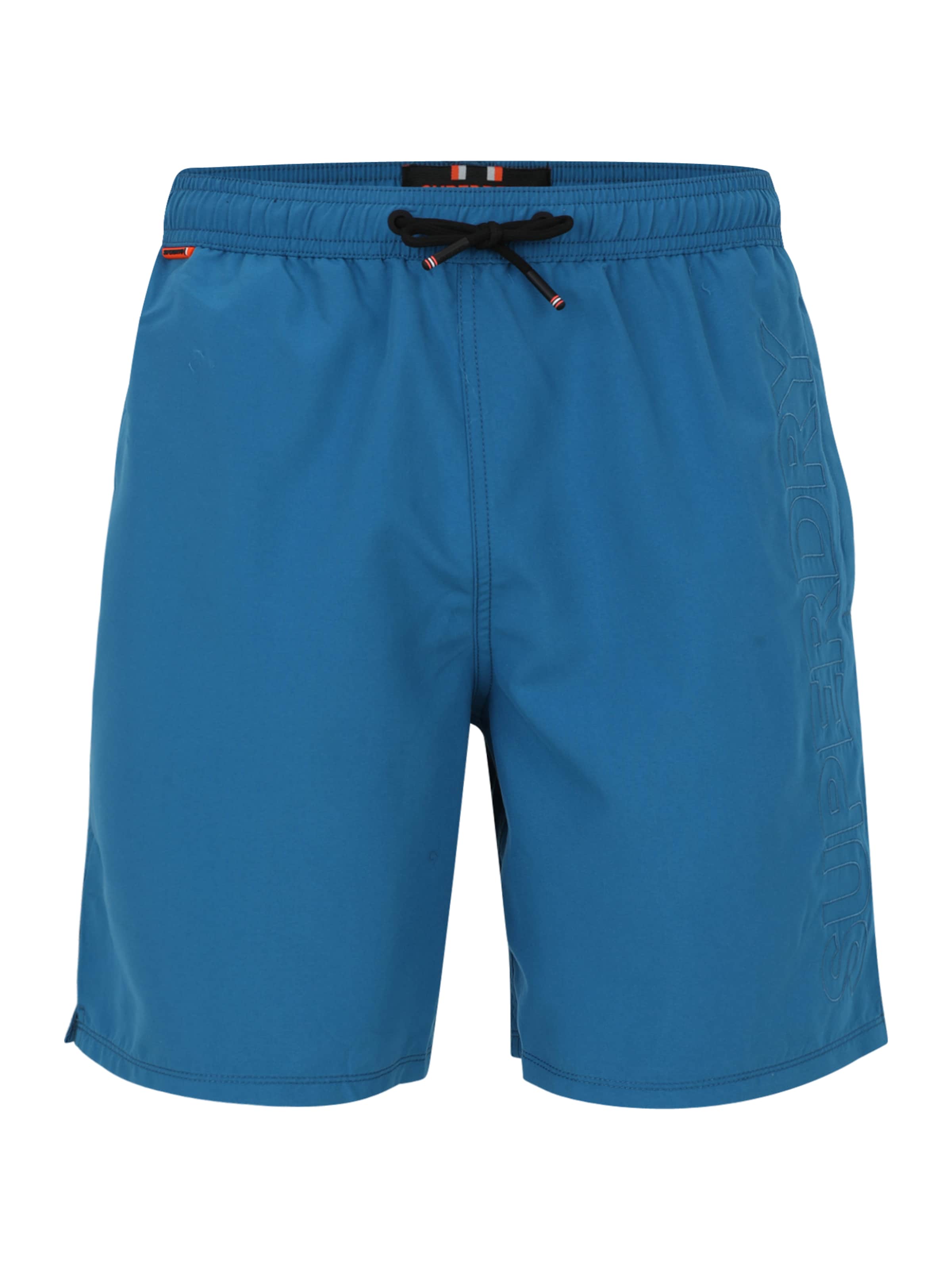 Superdry Plavecké šortky 'Premium' - Modrá: predná strana