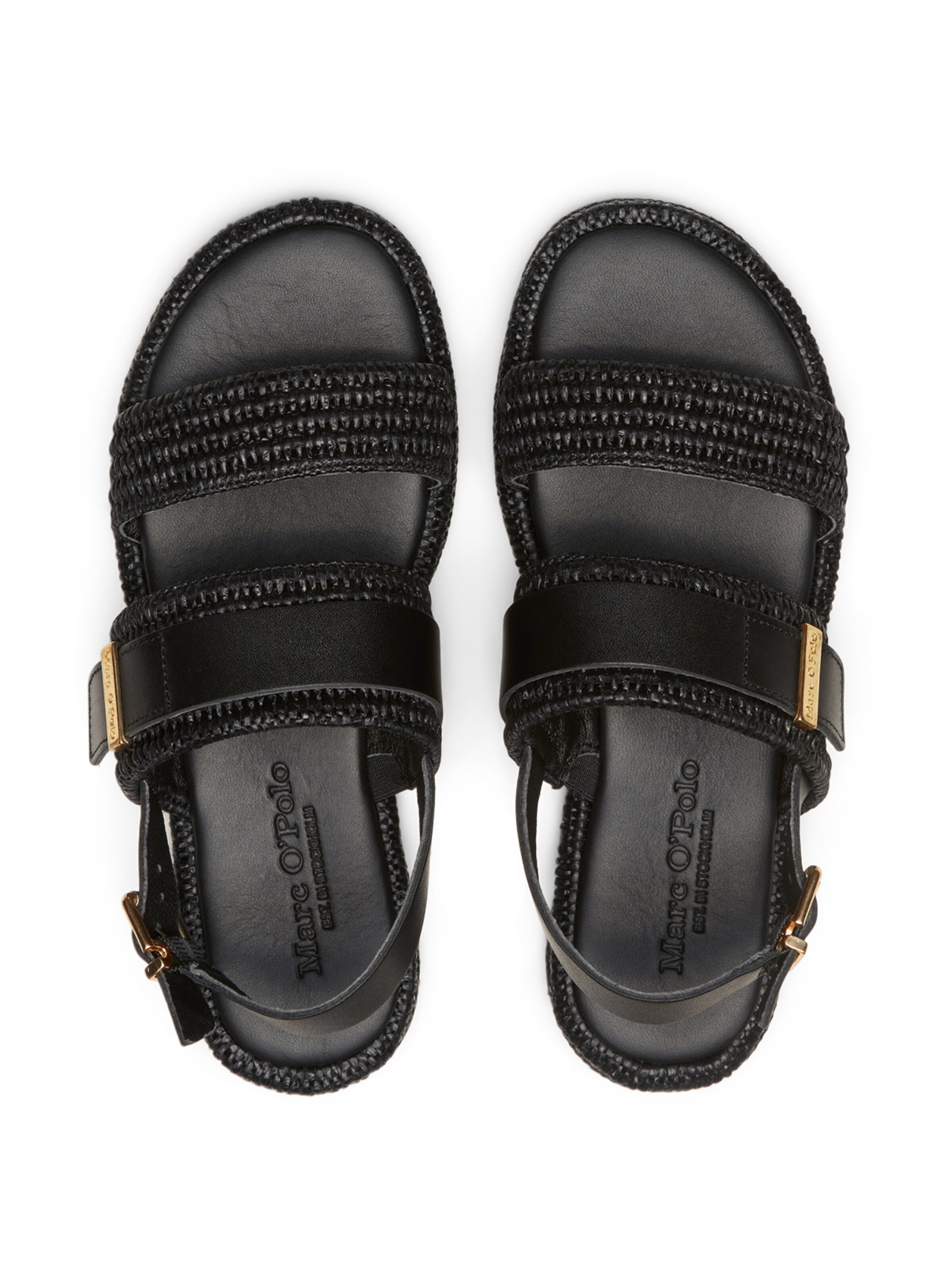 Marc O'Polo Босоножки с ремешком в Черный