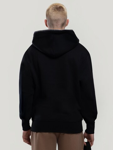 MAD TIGERS Sweatshirt 'Dark Oceans' in Black