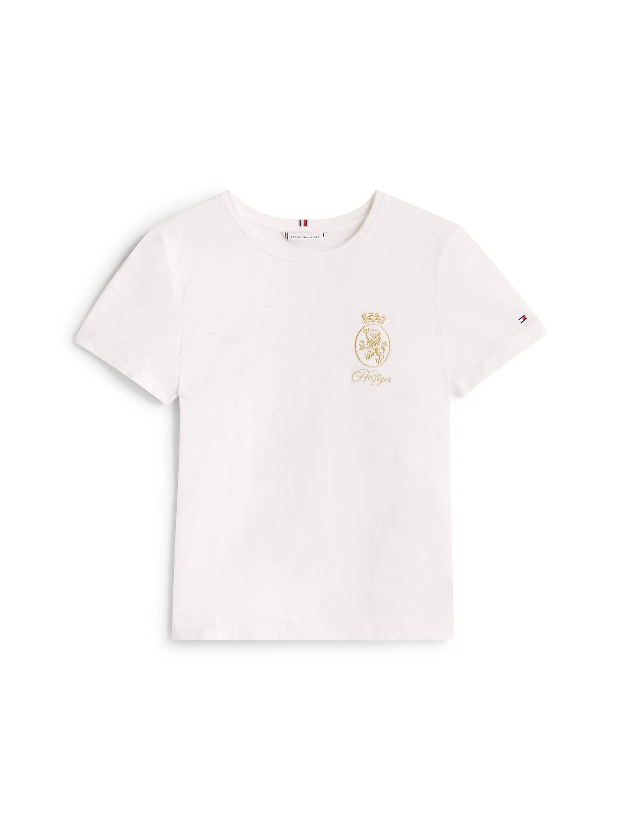 TOMMY HILFIGER Μπλουζάκι σε λευκό: μπροστά