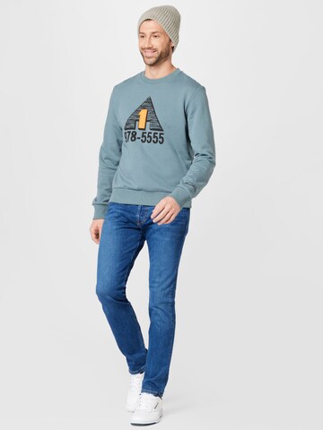 DIESEL Sweatshirt 'GINN' in Blauw