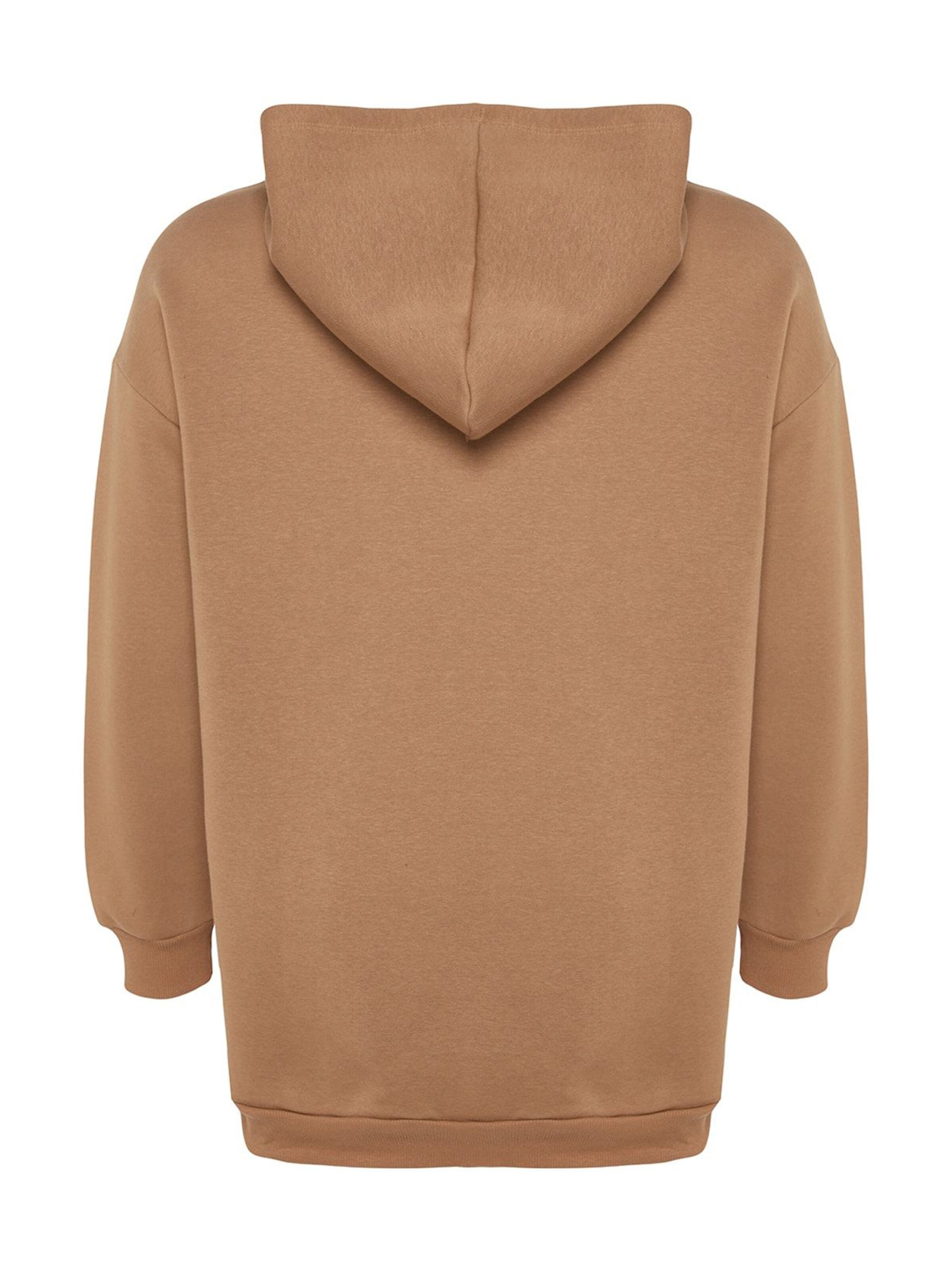 Trendyol Curve Sweatshirt in Brown