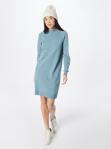 COMMA Strickkleid in Blau