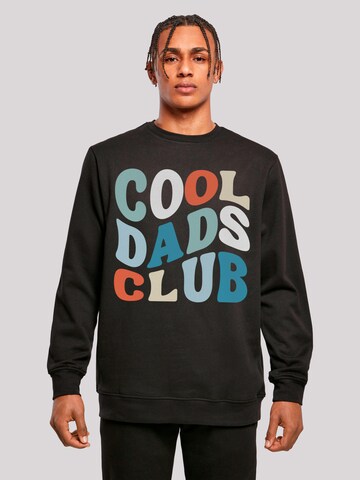 Pull-over 'Cool Dads Club' F4NT4STIC en noir : devant