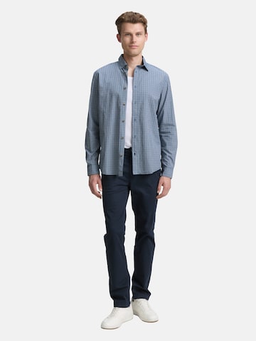 TOM TAILOR Regular fit Button Up Shirt in Blue