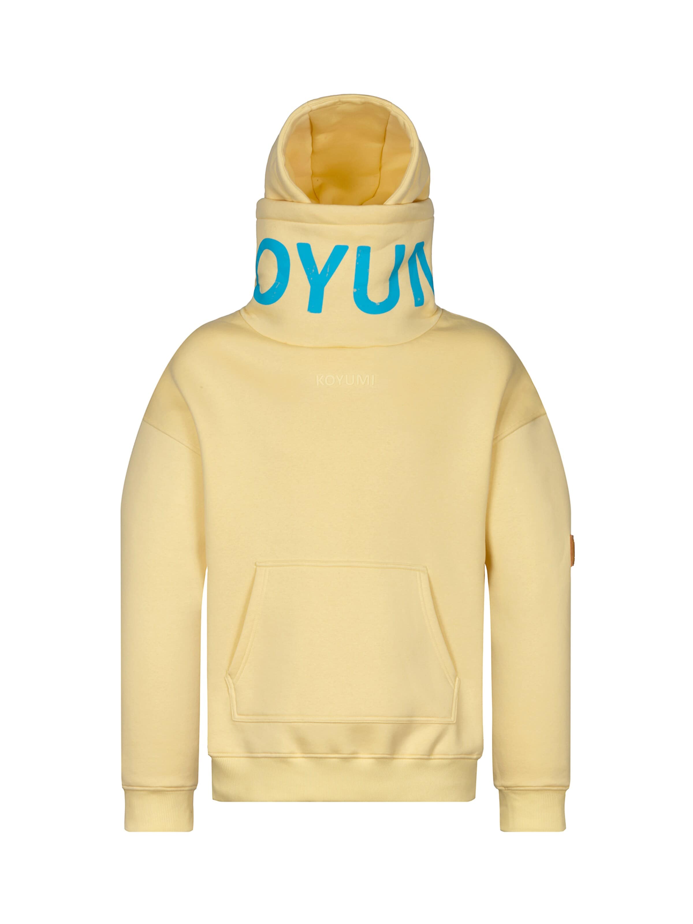 Koyumi Sweatshirt 'Break Your Neck' in Yellow: front
