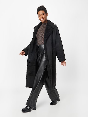 WEEKDAY Between-seasons coat in Black