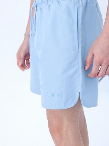 Rockupy Board Shorts 'Cem' in Blue
