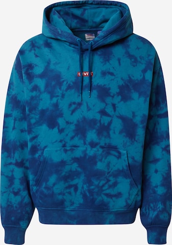 Sweat-shirt 'Relaxed Baby Tab Hoodie' LEVI'S ® en vert : devant