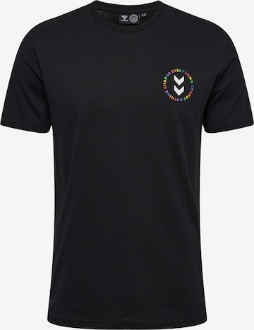 Hummel Shirt 'Everything Nothing' in Black: front