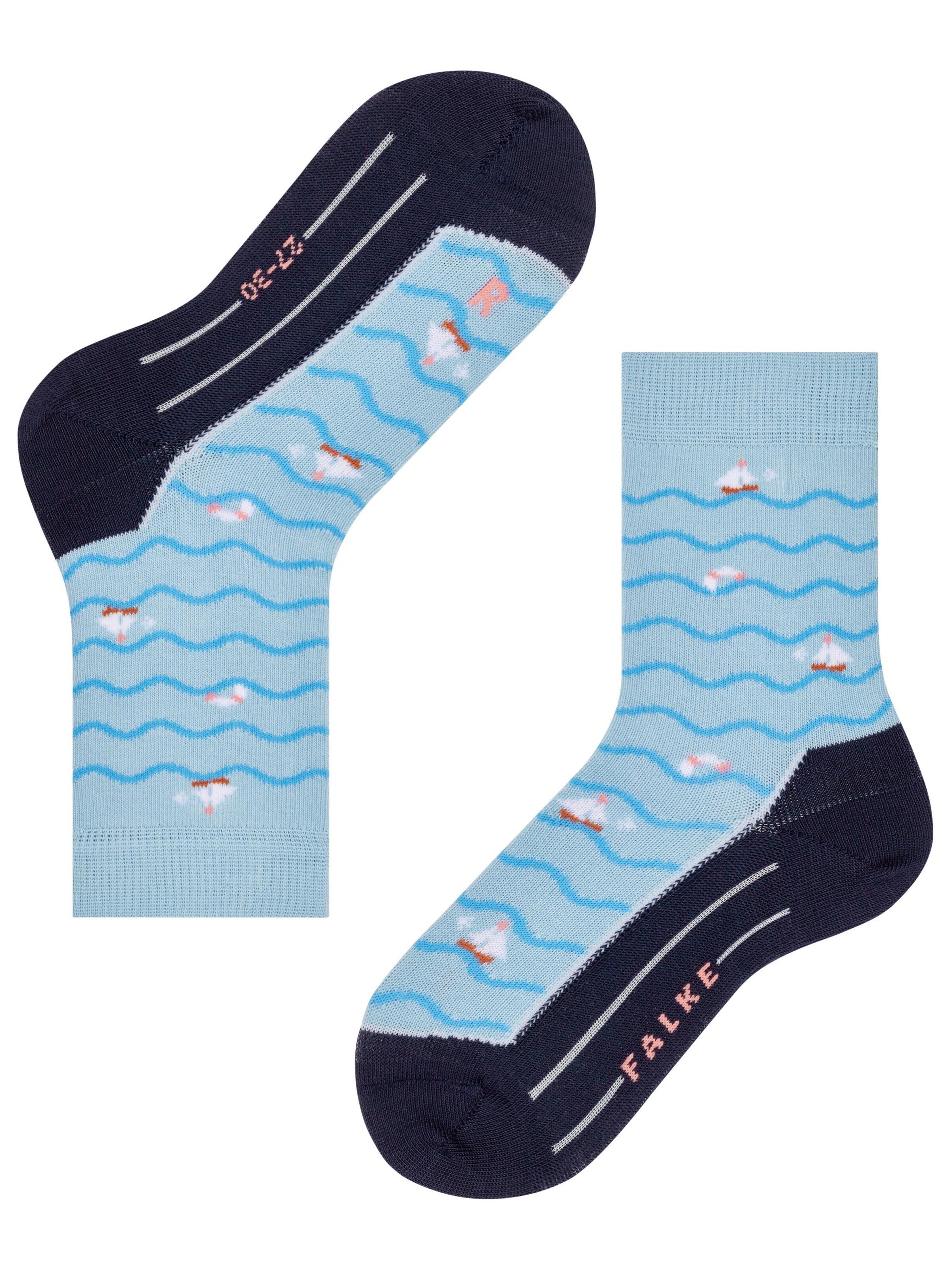 FALKE Socks 'Active Sailing Boats' in Blue