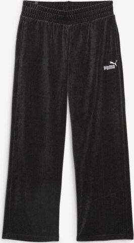 PUMA Loose fit Trousers 'ESS+ ' in Black: front