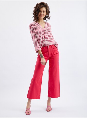 Orsay Wide Leg Jeans in Rot