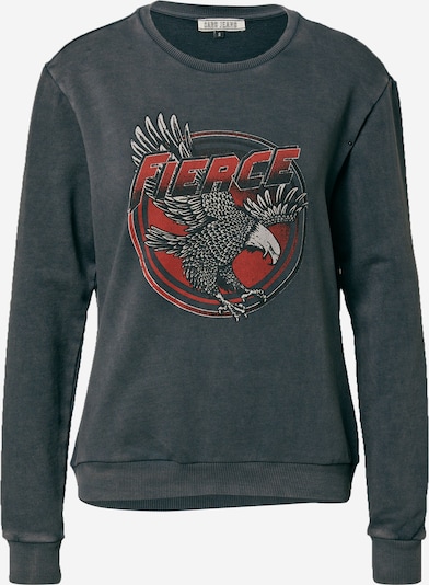 Cars Jeans Sweater majica 'Sully' u antracit siva / bazalt siva / svijetlosiva / pastelno crvena, Pregled proizvoda