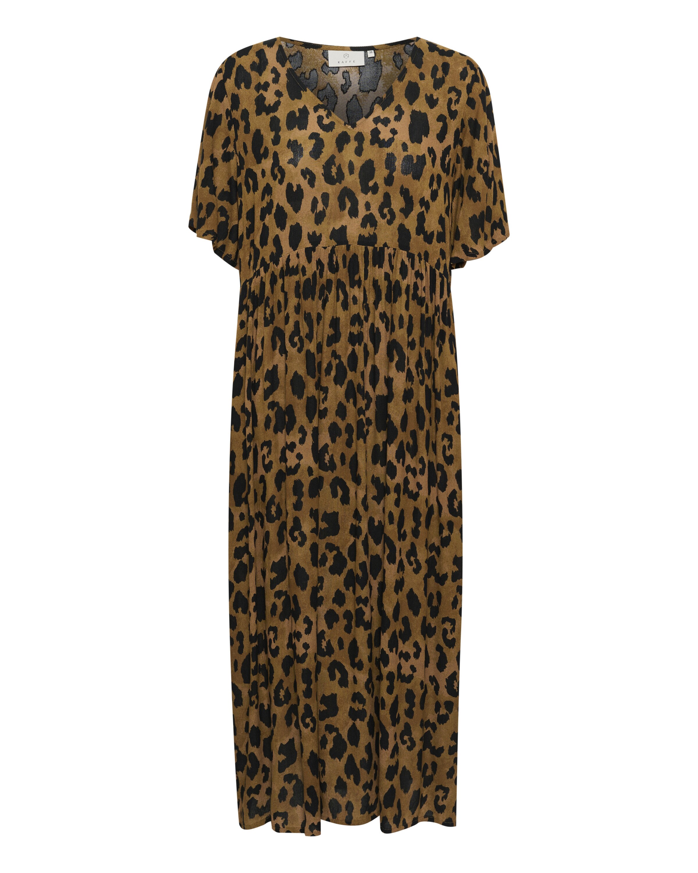 Kaffe Jurk 'Jessi' in Bruin: voorkant