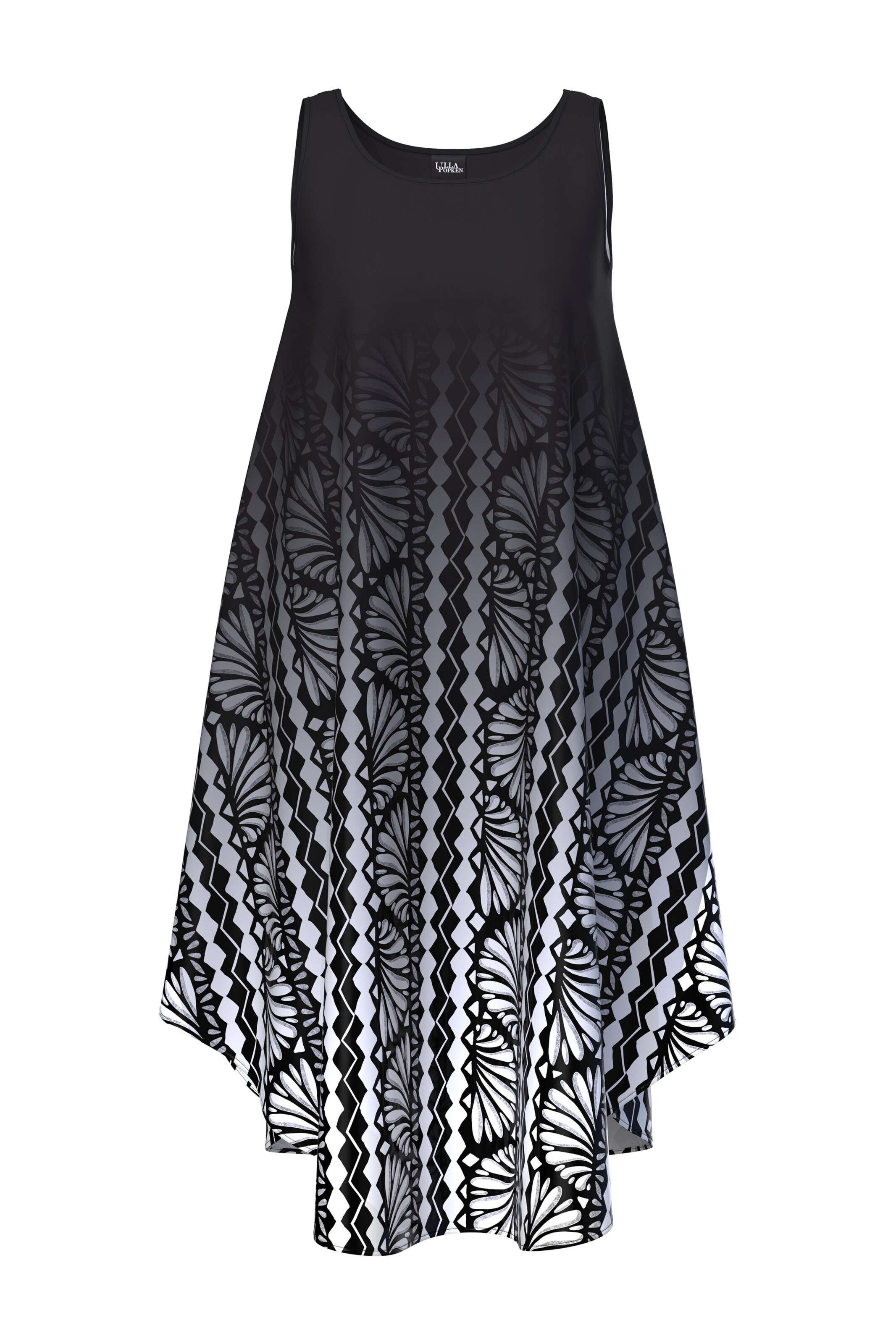 Ulla Popken Kleid in Schwarz: Vorderseite