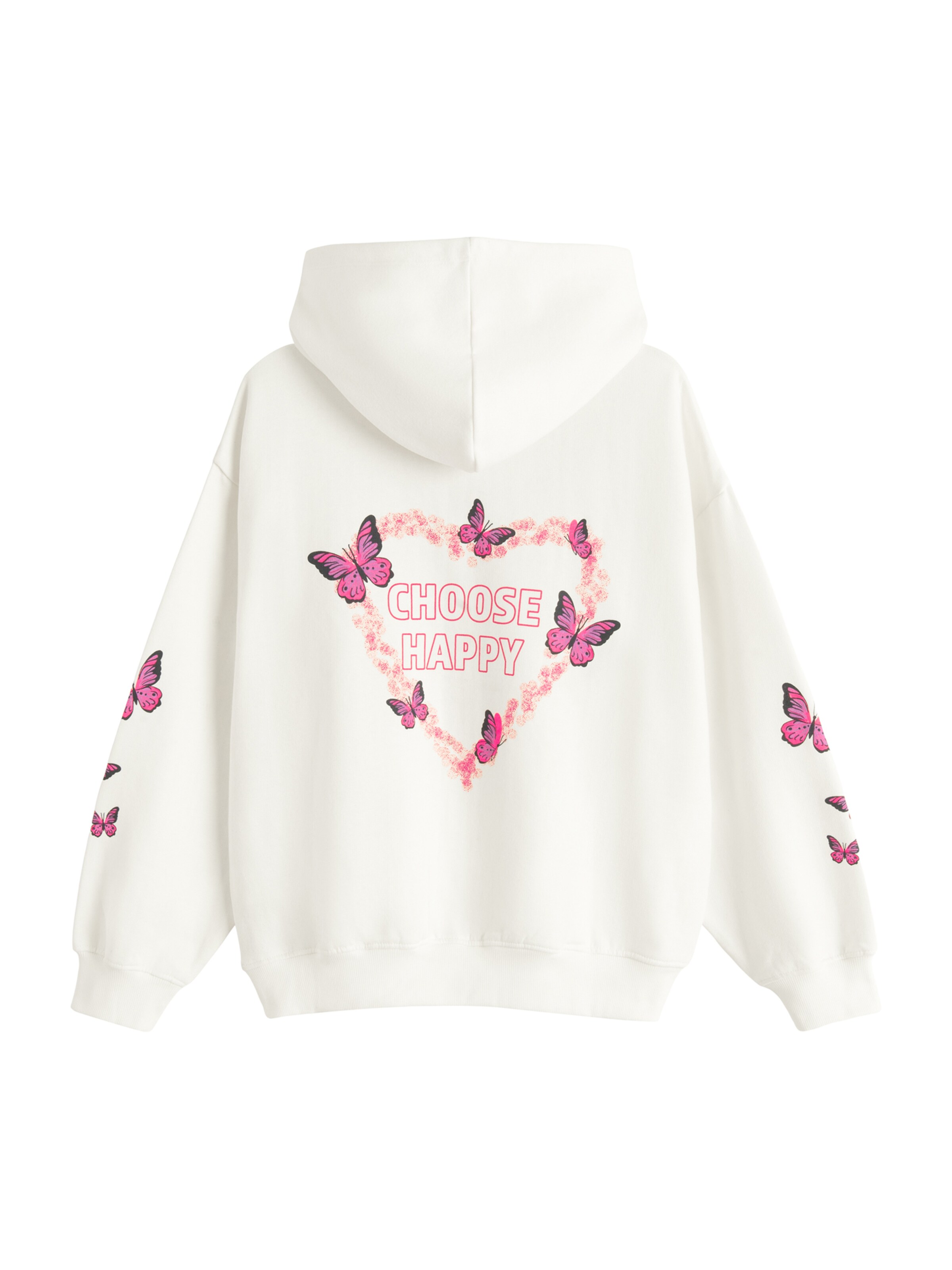 balts Cool Club Džemperis: no aizmugures