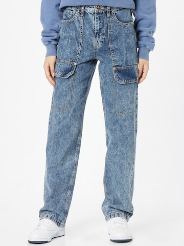 River Island Loosefit Cargojeans 'SANDY' i blå: forside