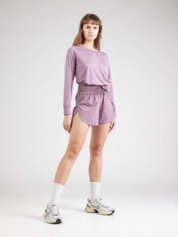 ASICS - Regular Calças de desporto 'NAGINO' em roxo