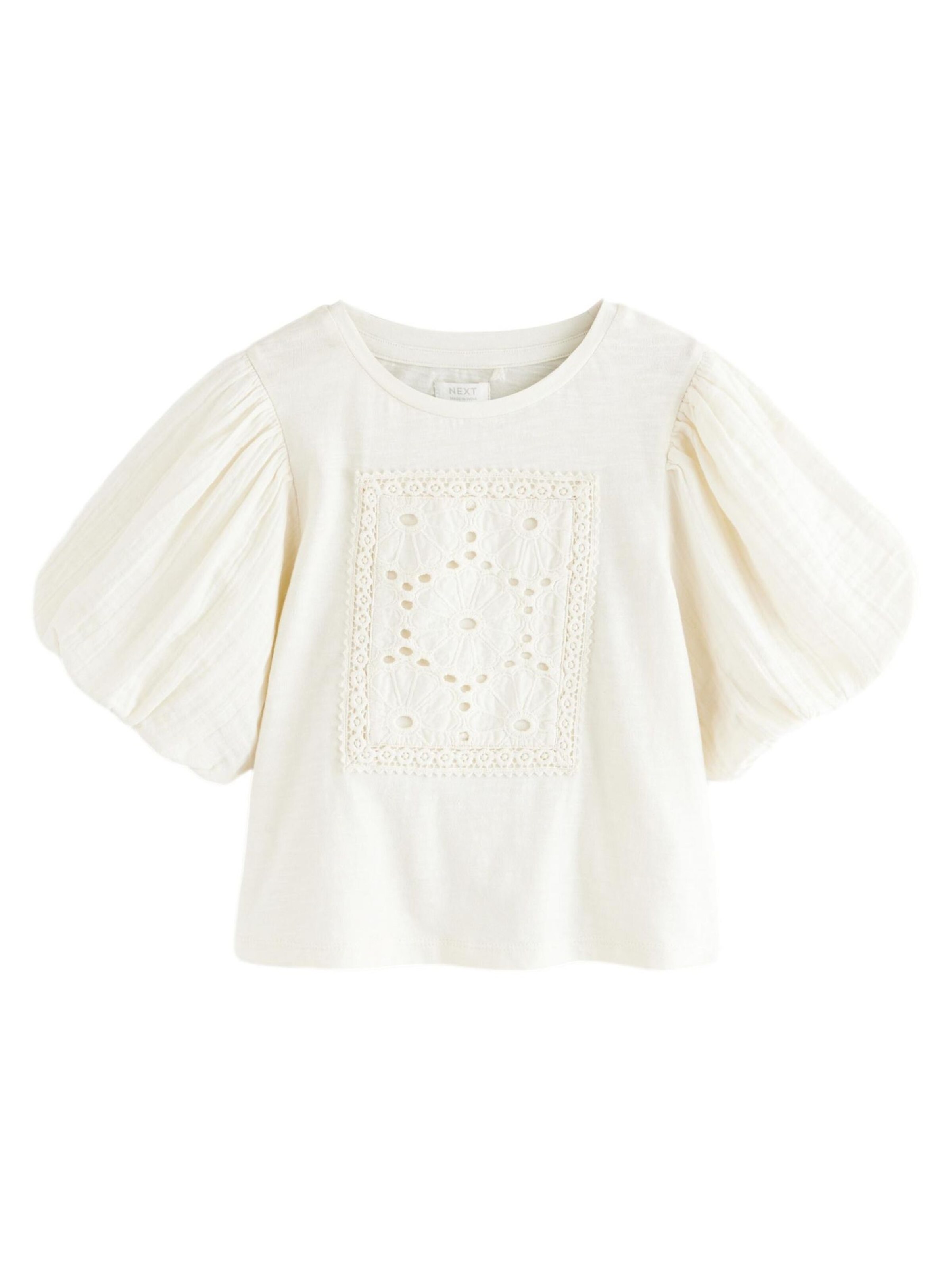 Next Tričko - Biela: predná strana