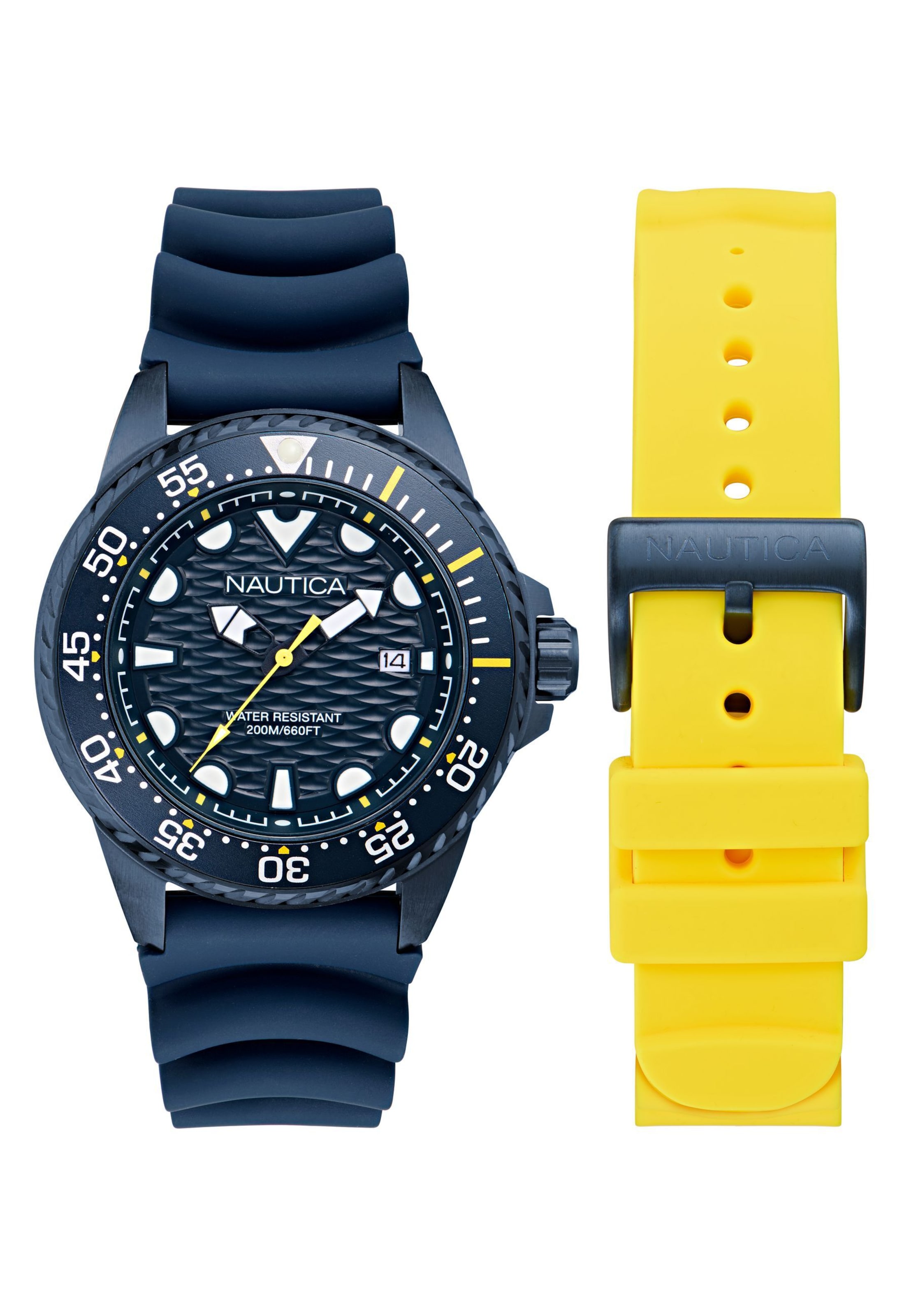 NAUTICA Analogt ur 'Sea Dive' i blå: forside