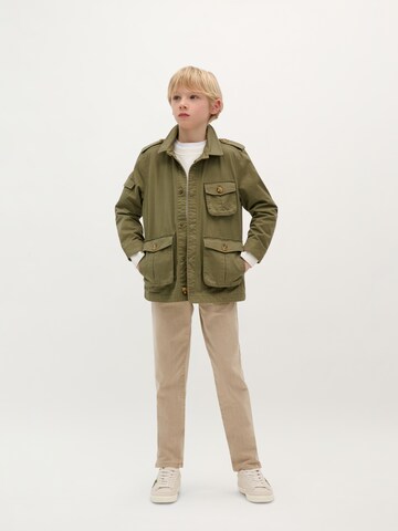Scalpers Функциональная куртка ' SAHARIANA JACKET KIDS ' в Зеленый: спереди