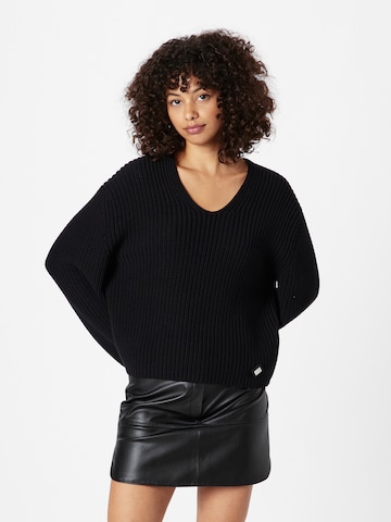 HUGO Sweater 'Sulla' in Black: front