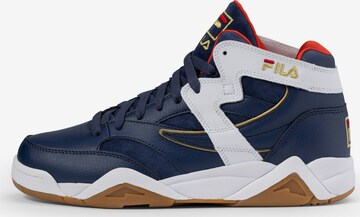 FILA - Sapatilhas altas 'M-Squad' em azul: frente