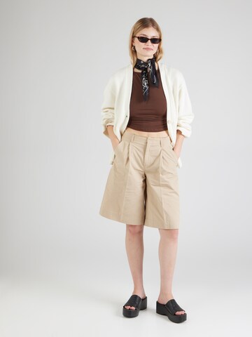 VILA Top 'VOLO' in Brown