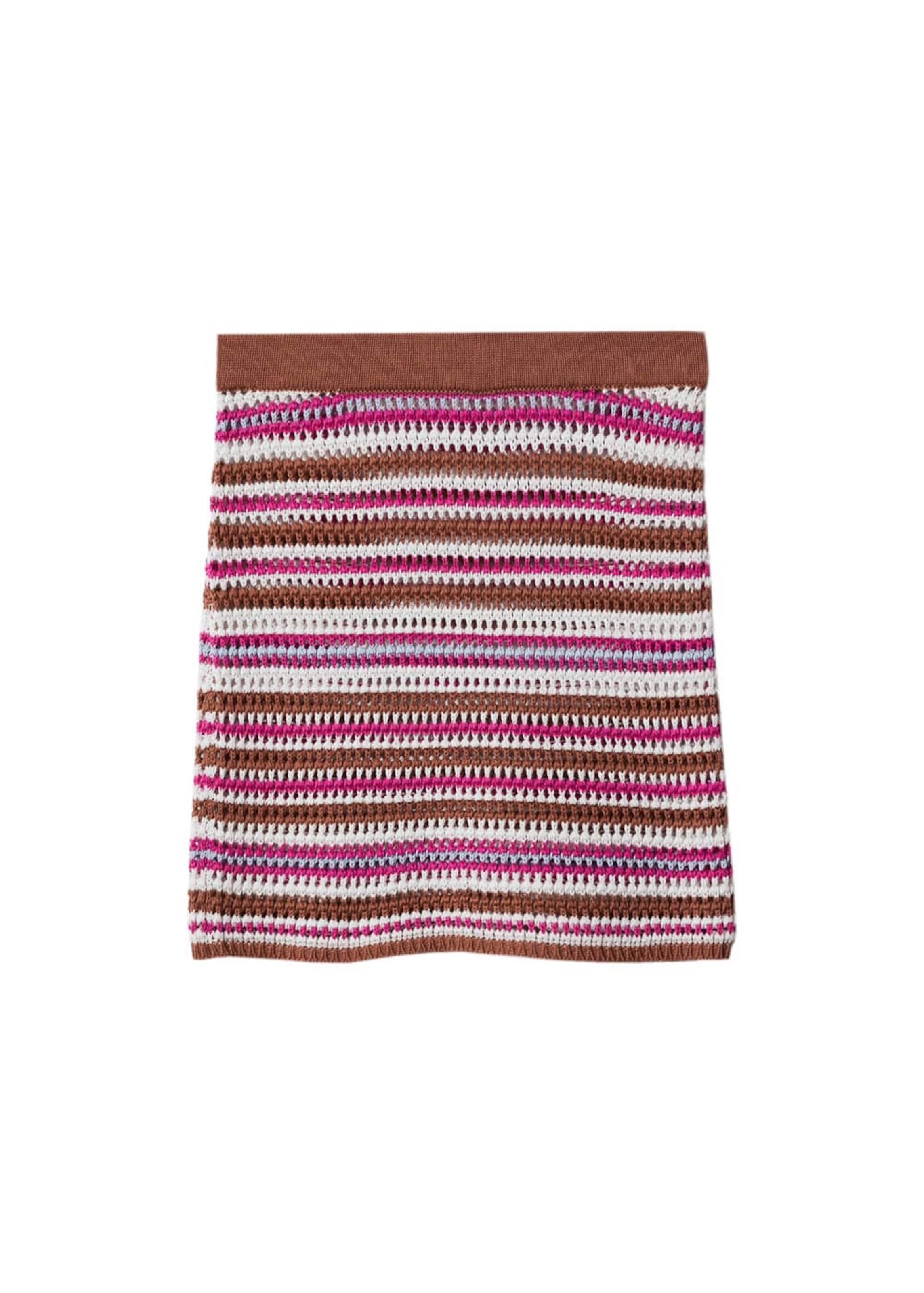 MANGO Krilo 'Caribe' | rjava / lila / bela barva, Prikaz izdelka