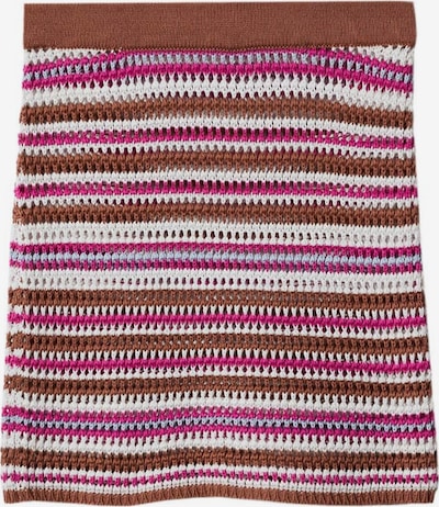 MANGO Rock 'Caribe' in braun / lila / weiß, Produktansicht
