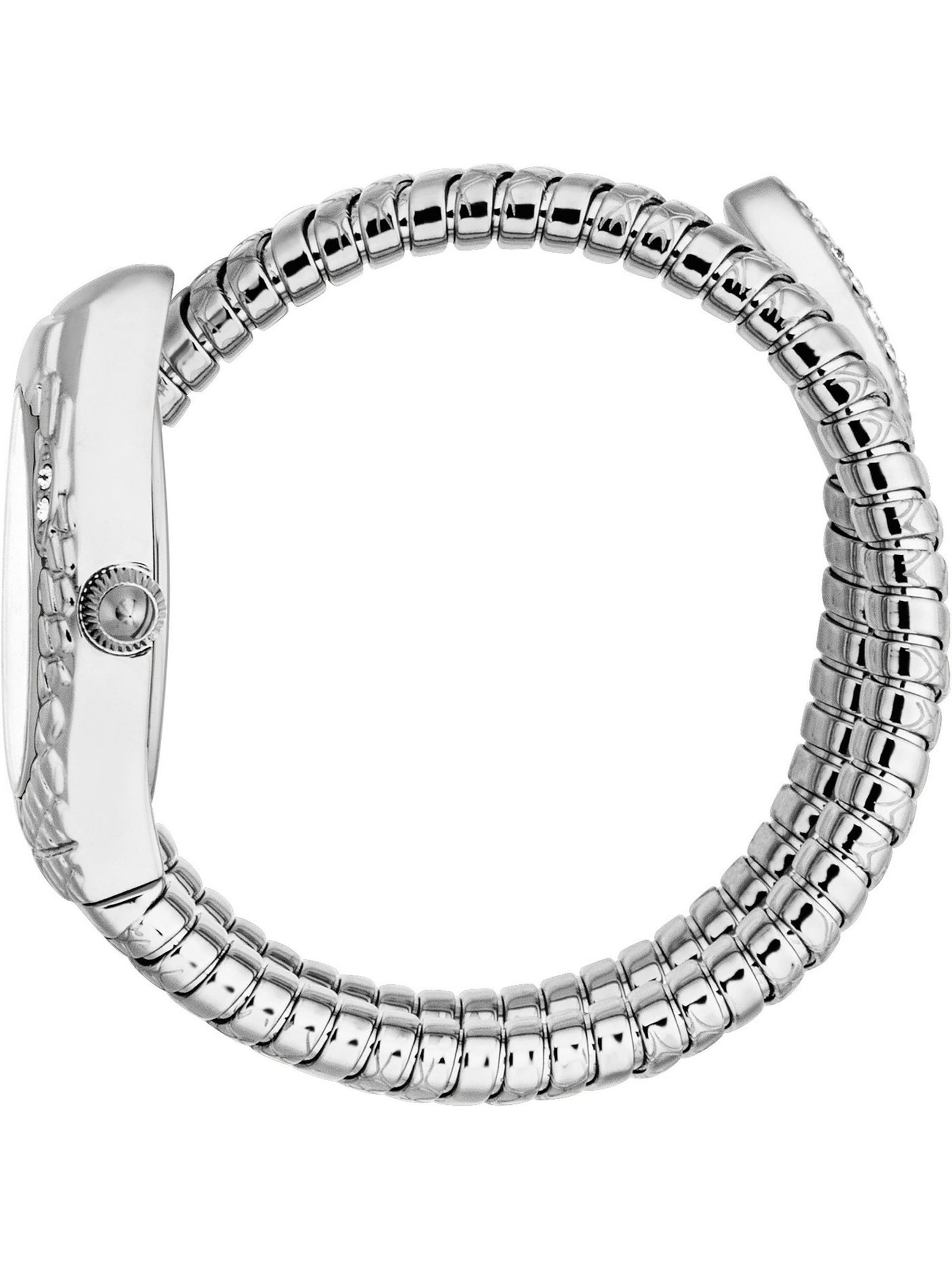 Just Cavalli Analoguhr in Silber