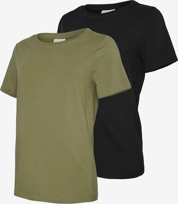 MAMALICIOUS - Camiseta 'MLMIA' en verde: frente
