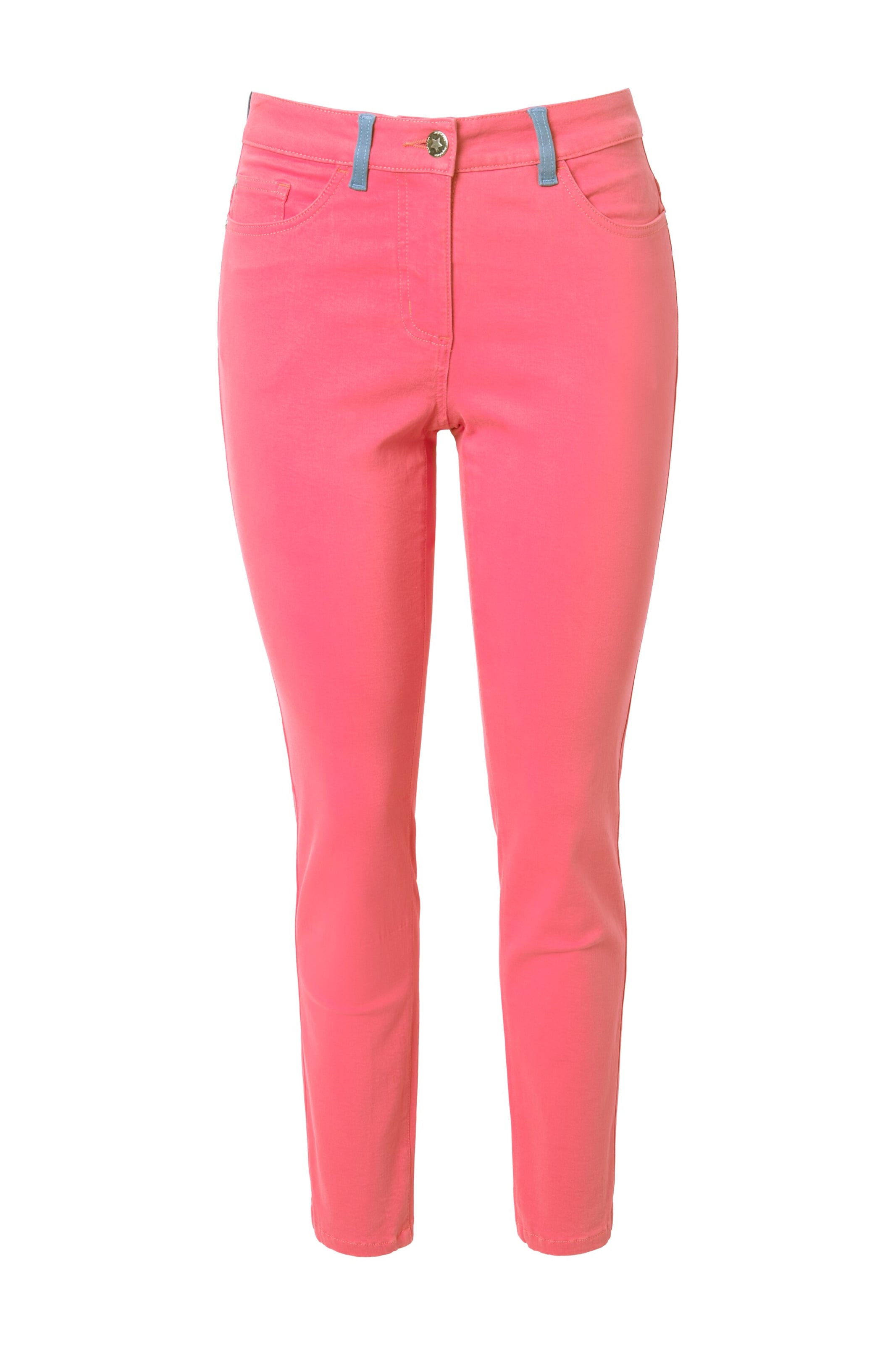 Angel of Style Slimfit Jeans in Roze: voorkant