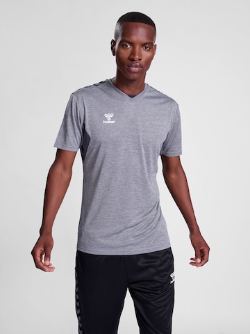 T-Shirt fonctionnel 'AUTHENTIC' Hummel en gris : devant