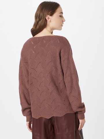 ABOUT YOU Sweater 'Eleni' in Purple