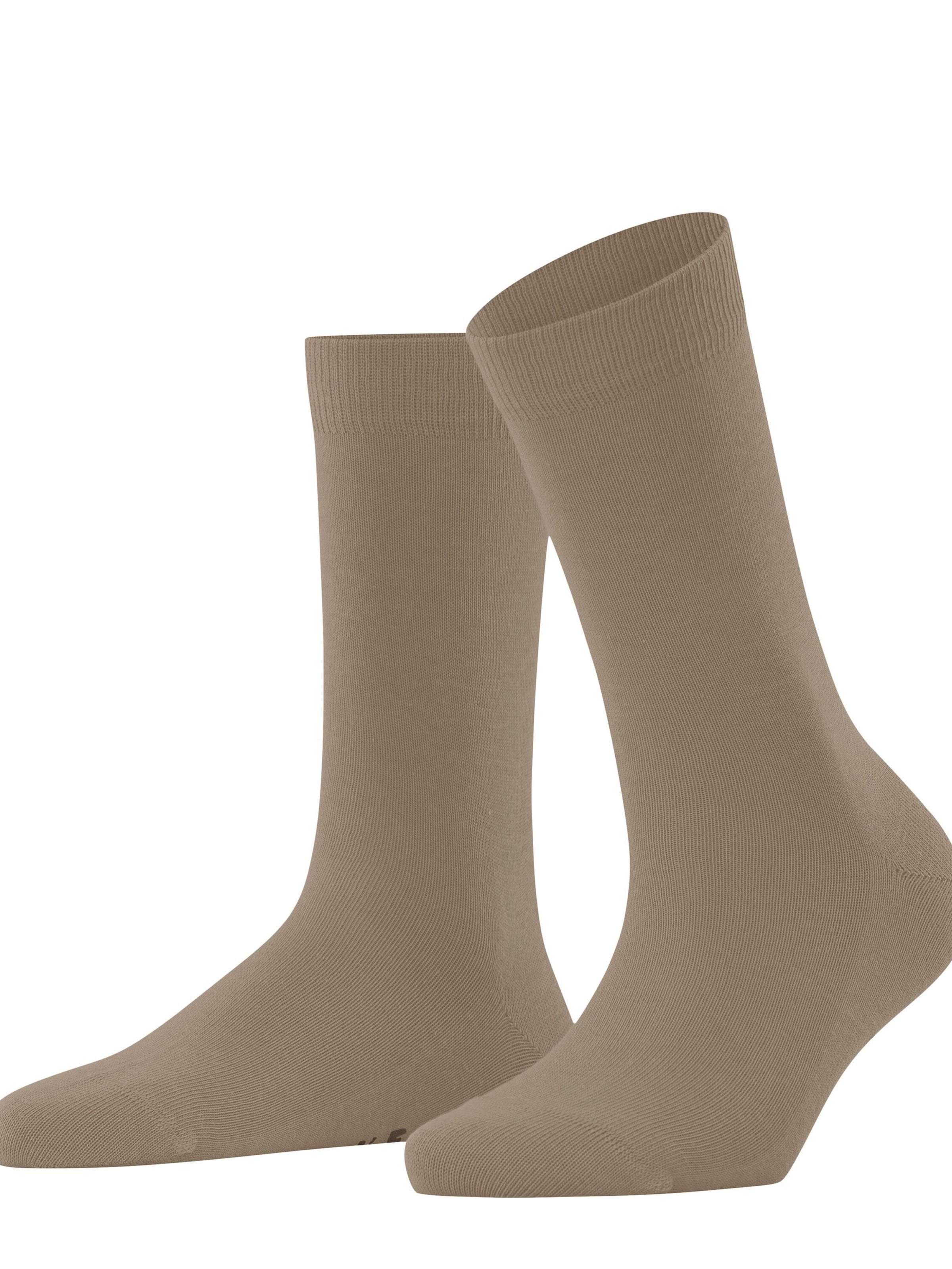 FALKE Socks 'Family' in Beige: front