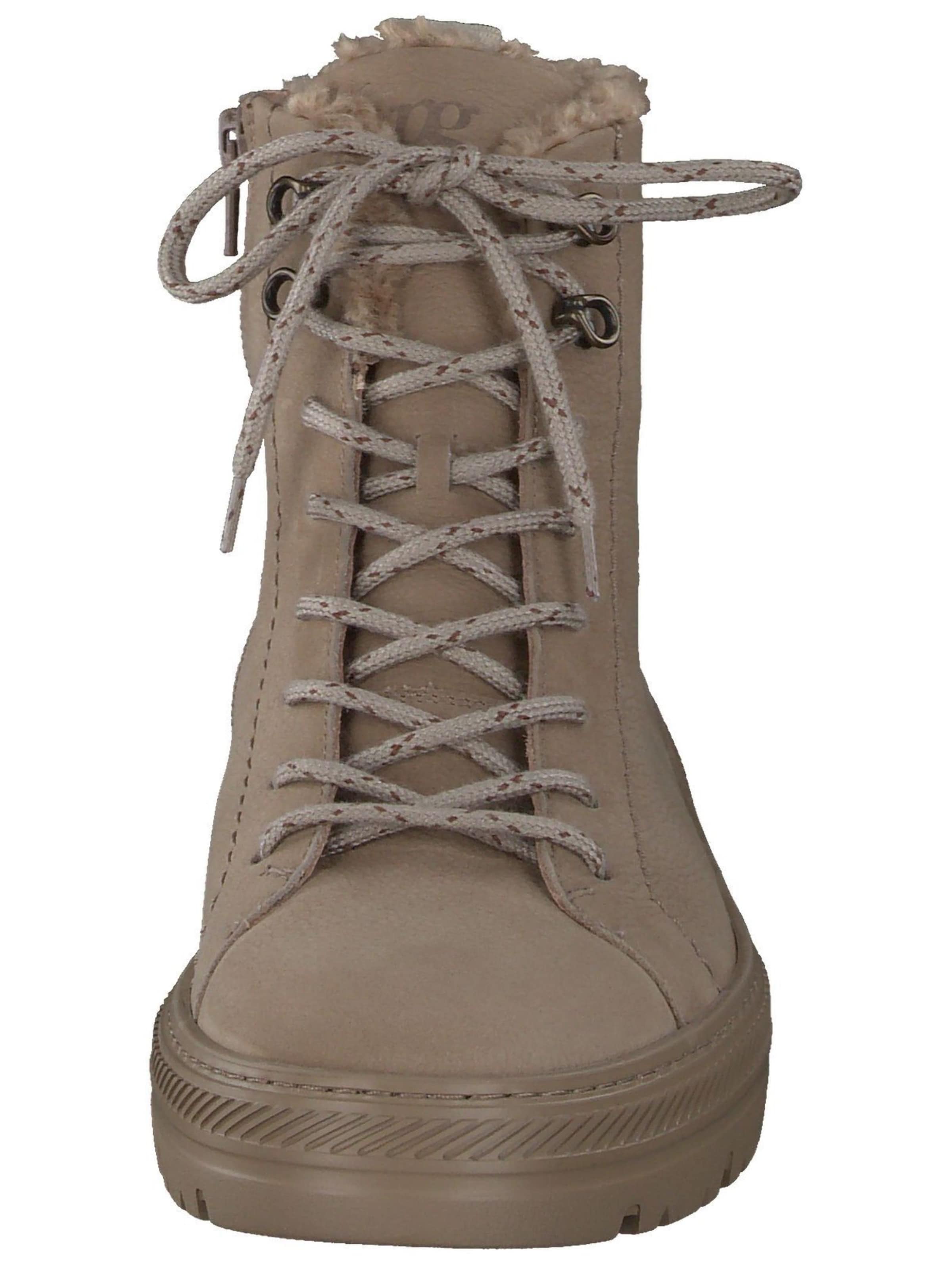 Paul Green Schnürstiefelette in Beige