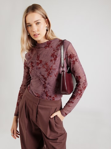 T-shirt 'Kenni' FRENCH CONNECTION en violet : devant