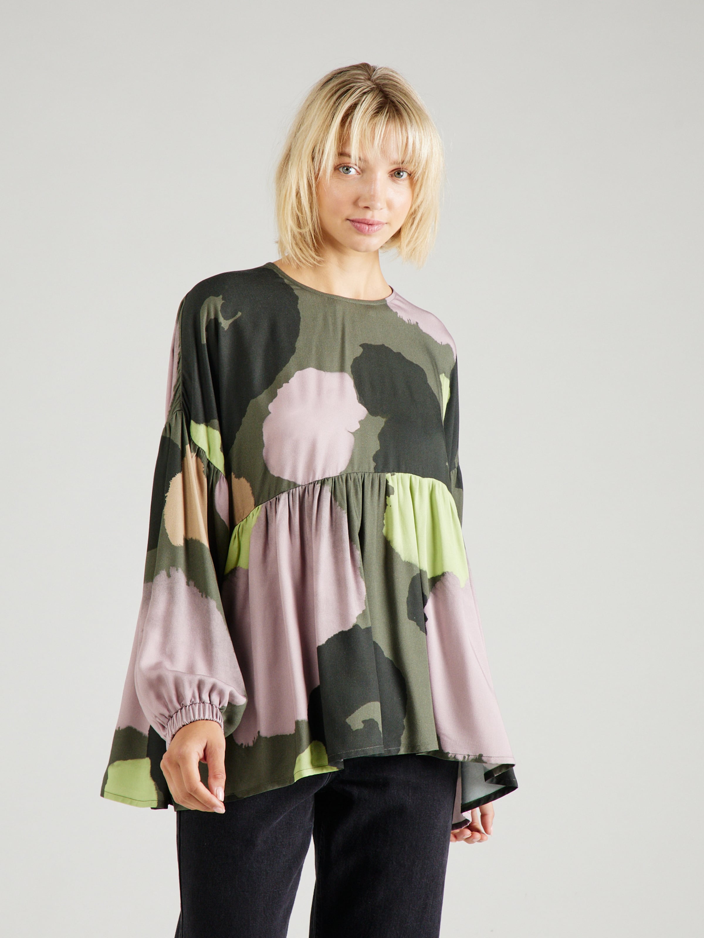 MAKIA Blouse 'Sana' in Muddy Colored | ABOUT YOU