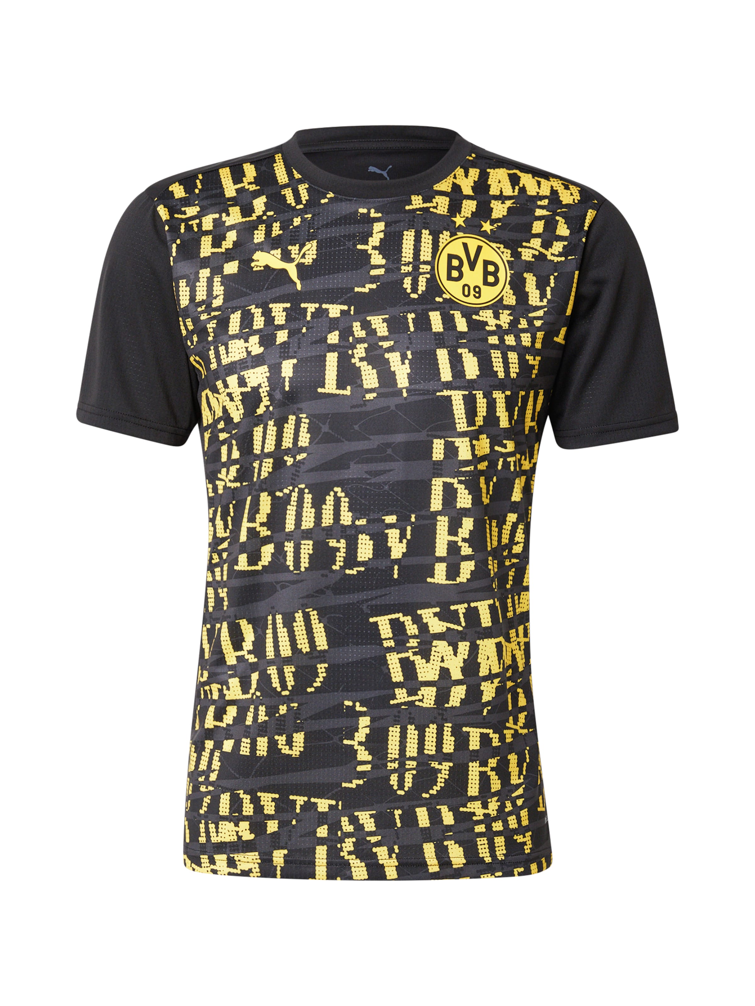 Maglia trikot 'Borussia Dortmund 24/25 Pre-Match' di PUMA in nero: frontale