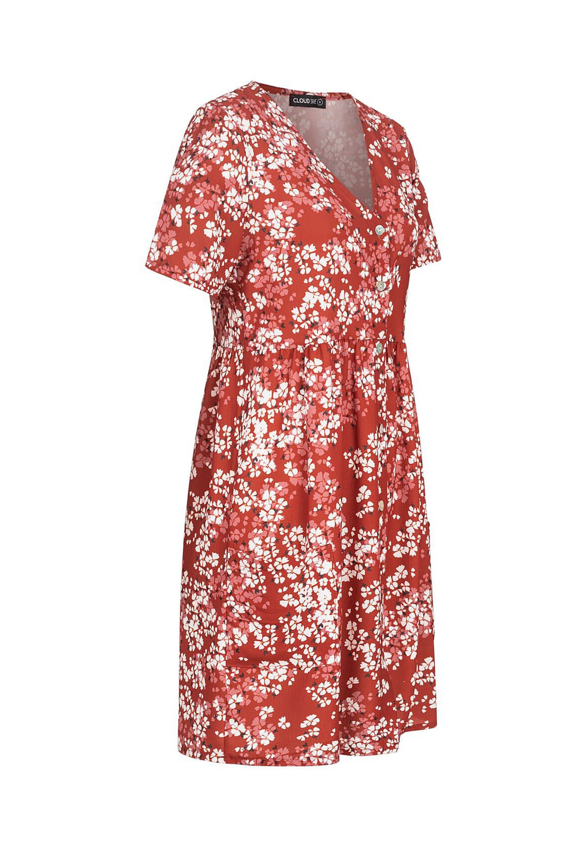 Cloud5ive Kleid in Rot