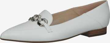 PETER KAISER Classic Flats in White: front