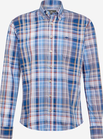 FYNCH-HATTON Regular fit Button Up Shirt in Blue: front