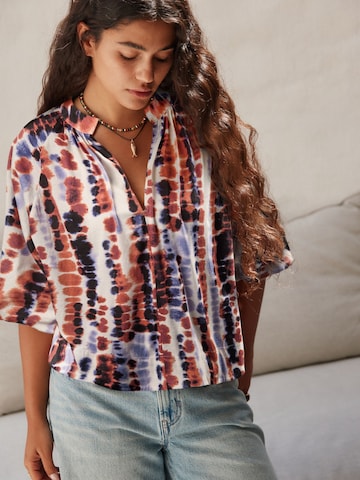 Next Blouse in Bruin: voorkant
