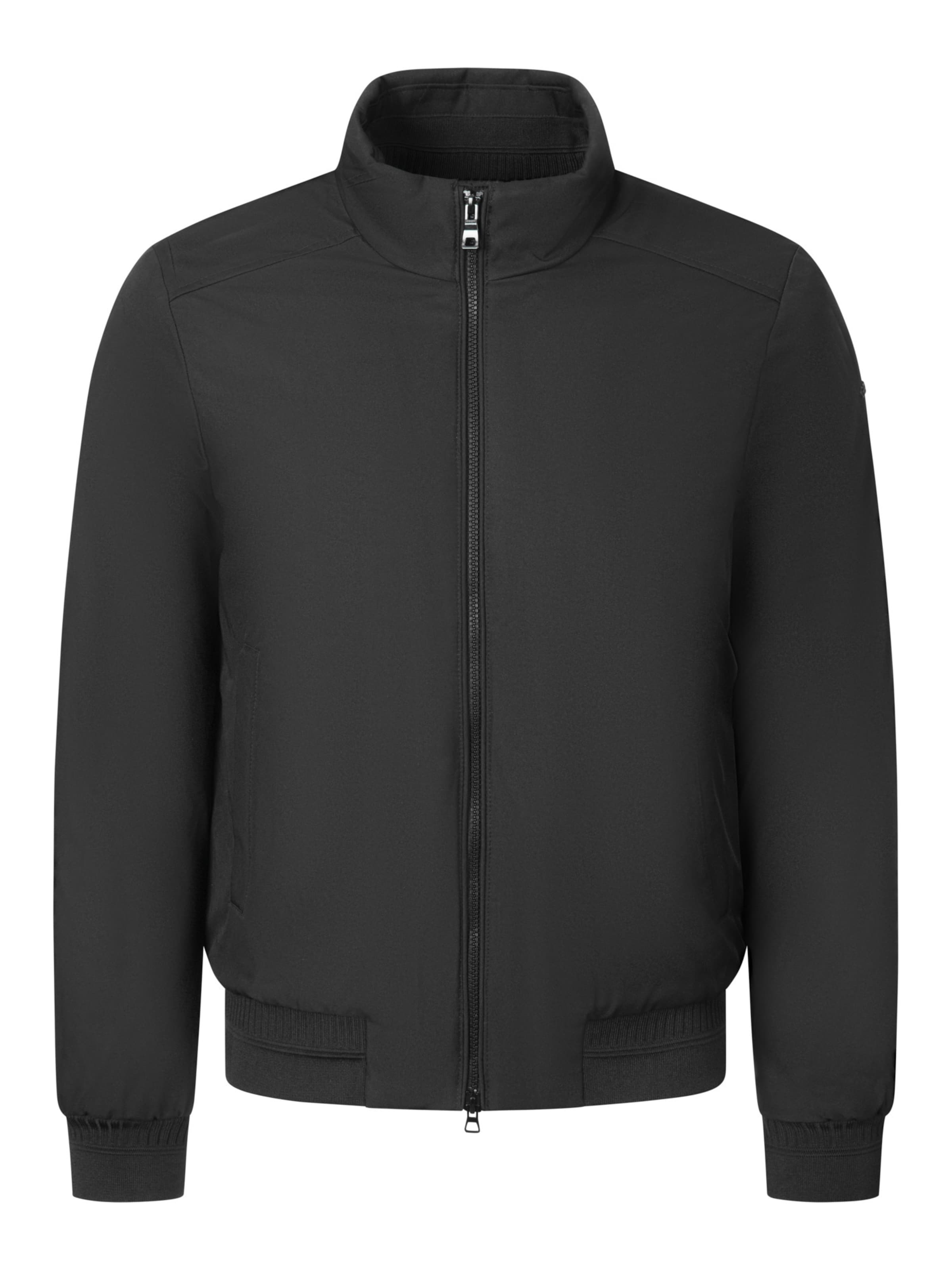 Veste en polaire 'M Vincit' GEOX en noir : devant